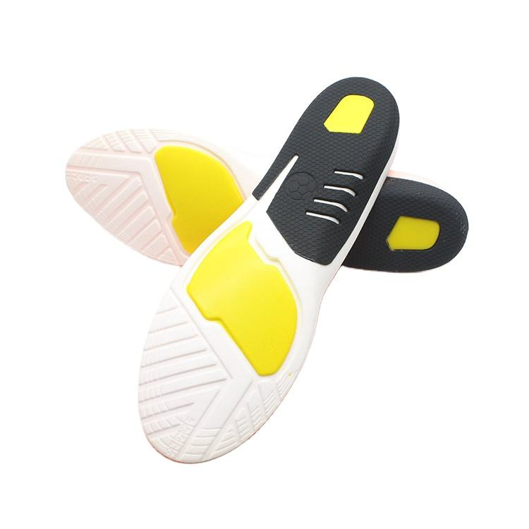 El tobillo rígido de TPU protege las zapatillas de deporte de baloncesto, las plantillas deportivas para correr con cojines de gel que absorben los golpes.